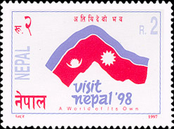 Logo of Visit Nepal Year '98